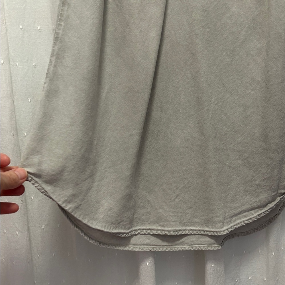 Cloth & Stone for Anthropologie Camisole Women’s S Light Gray Distressed Faded - Picture 6 of 13